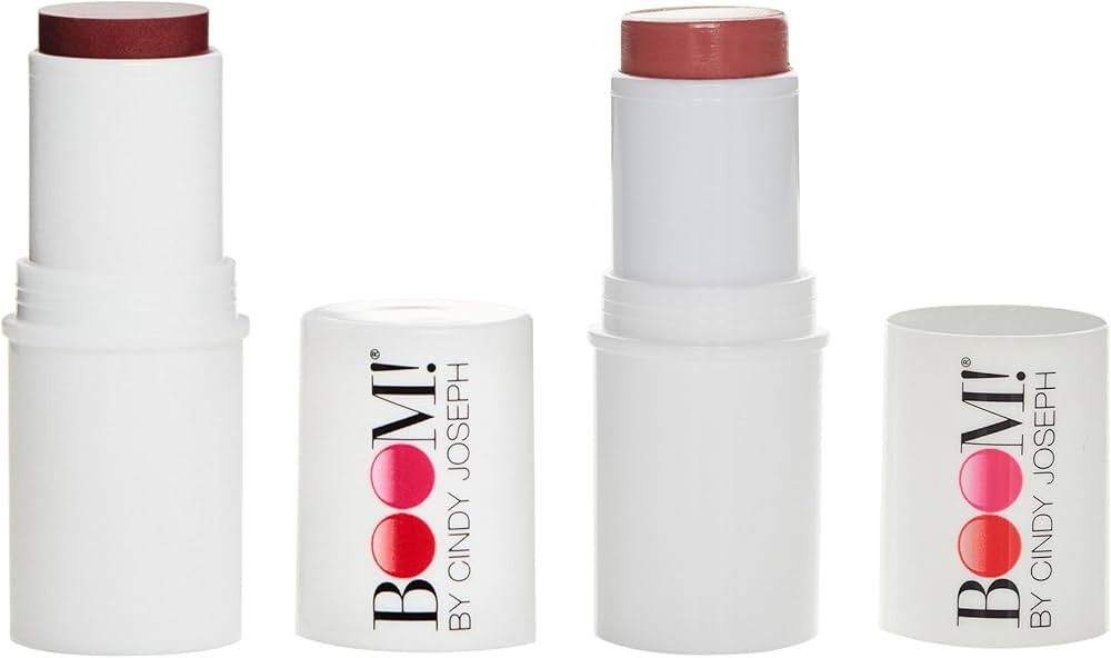 BOOM! by Cindy Joseph Cosmetics Boomstick Rose Nude & Boomstick Color - Buildable Lip & Cheek Tin... | Amazon (US)