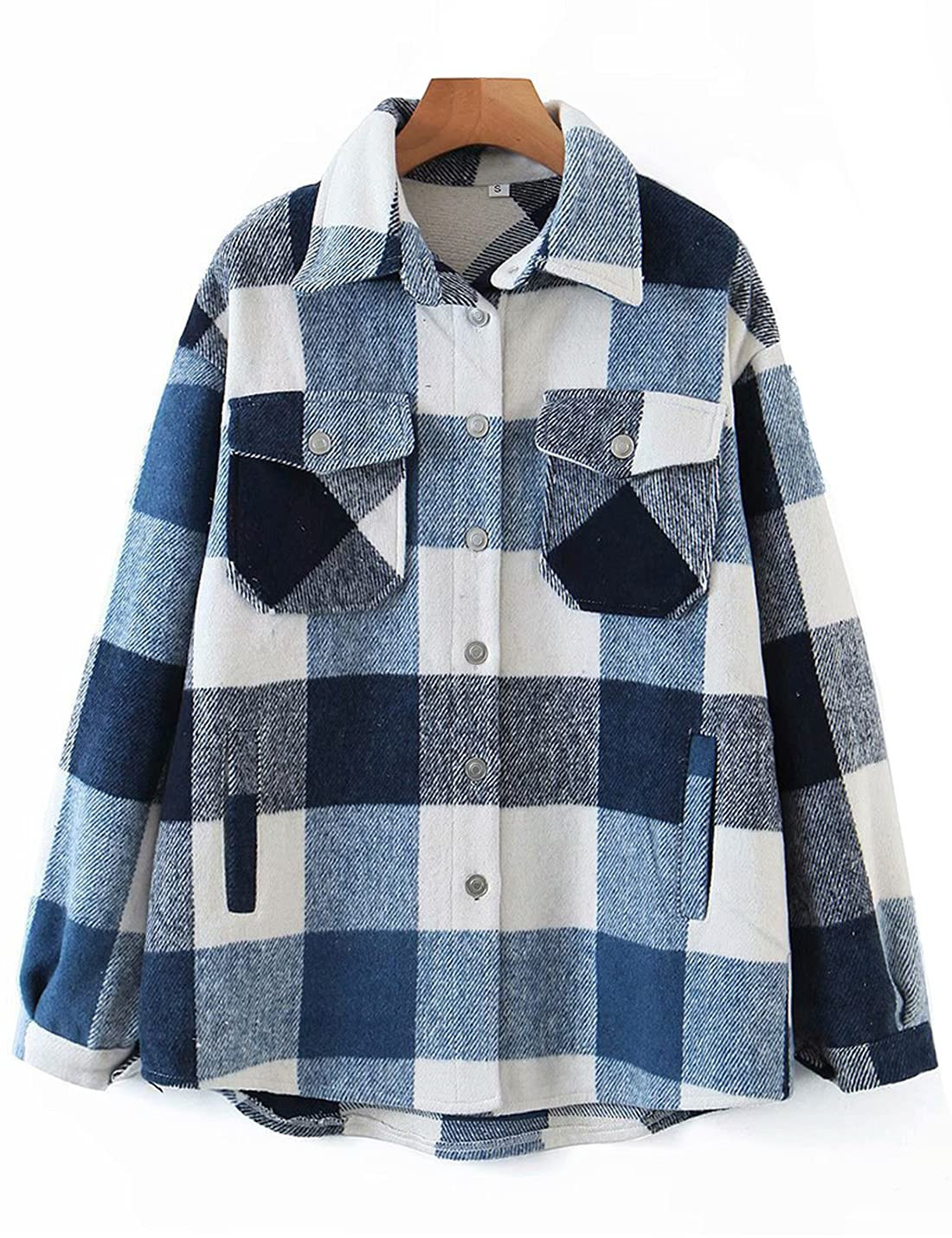 Flannel Plaid Shacket | Amazon (US)