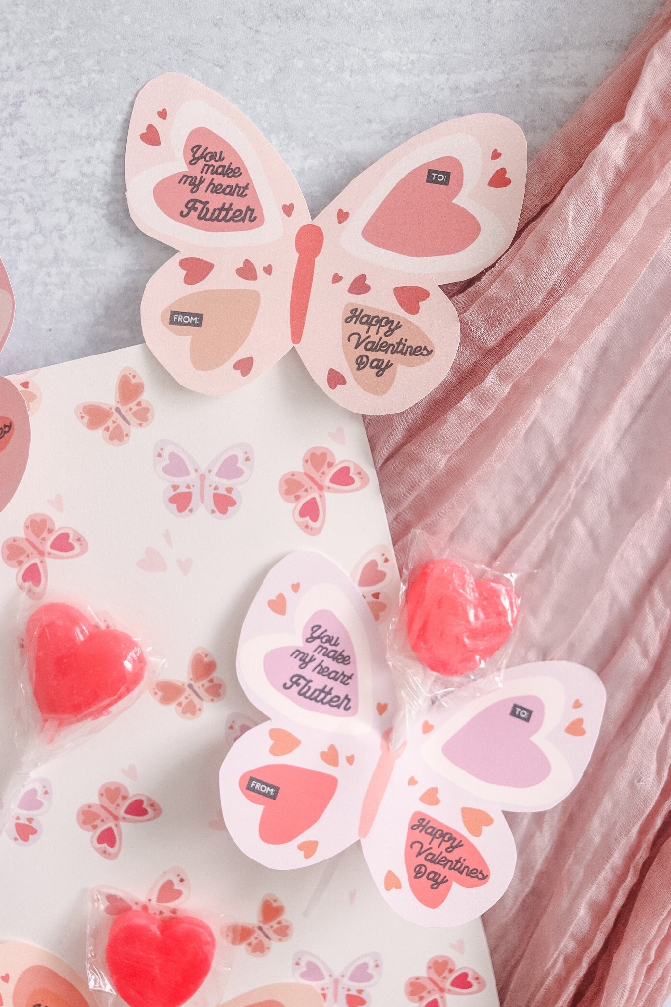 Printable Lollipop Valentine from The Letter Vee - perfect for class handouts 

#LTKValentine #LTKSeasonal