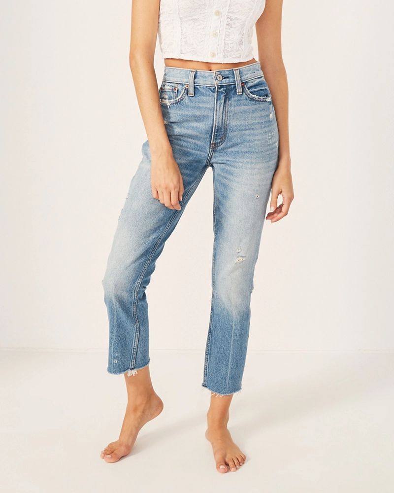 High Rise Mom Jeans | Abercrombie & Fitch US & UK