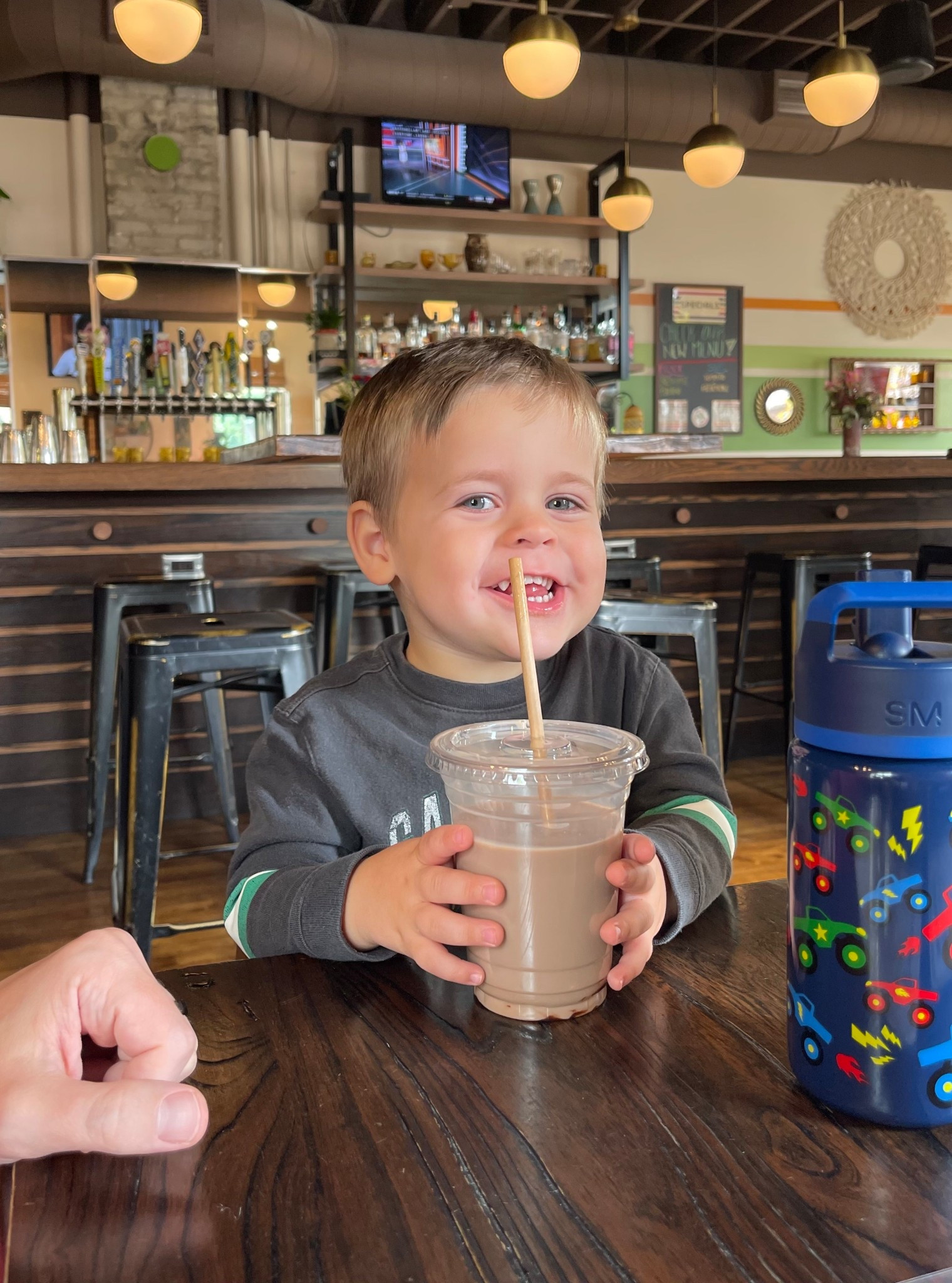 Cash’s new monster truck water bottle 👏🏻

#LTKKids