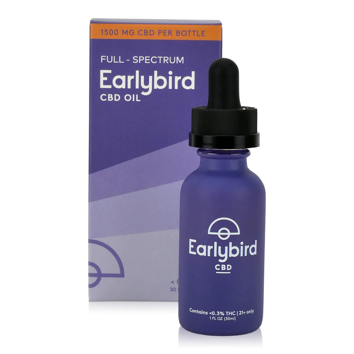 Earlybird Full Spectrum CBD Tincture (1500mg - 50mg/ml) | Earlybird CBD