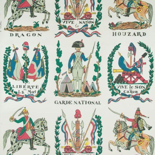 Brunschwig & Fils Battle Of Valmy 1792 Multi On White Vinyl Wallpaper | DecoratorsBest