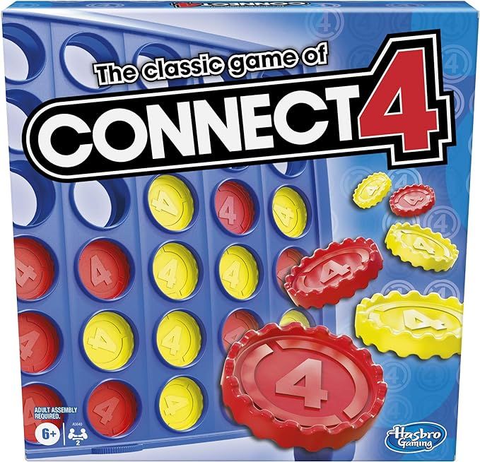 Hasbro Gaming Connect 4 Classic Grid,4 in a Row Game,Strategy Board Games for Kids,2 Player .for ... | Amazon (US)