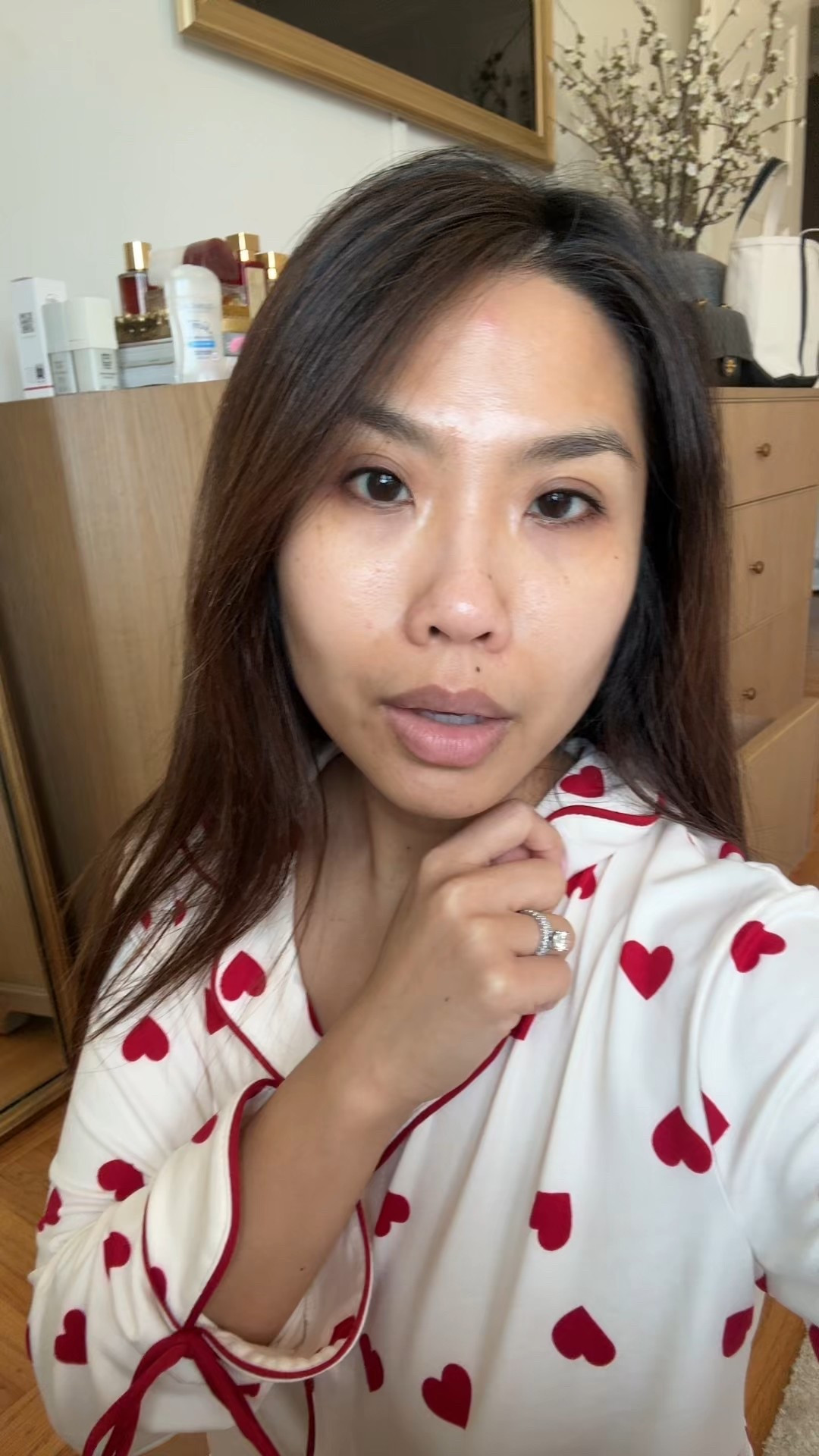 This is why I can’t wear baseball caps lol

Pjs are target and so soft!! TTS, wearing xs 

#LTKPetite #LTKValentine