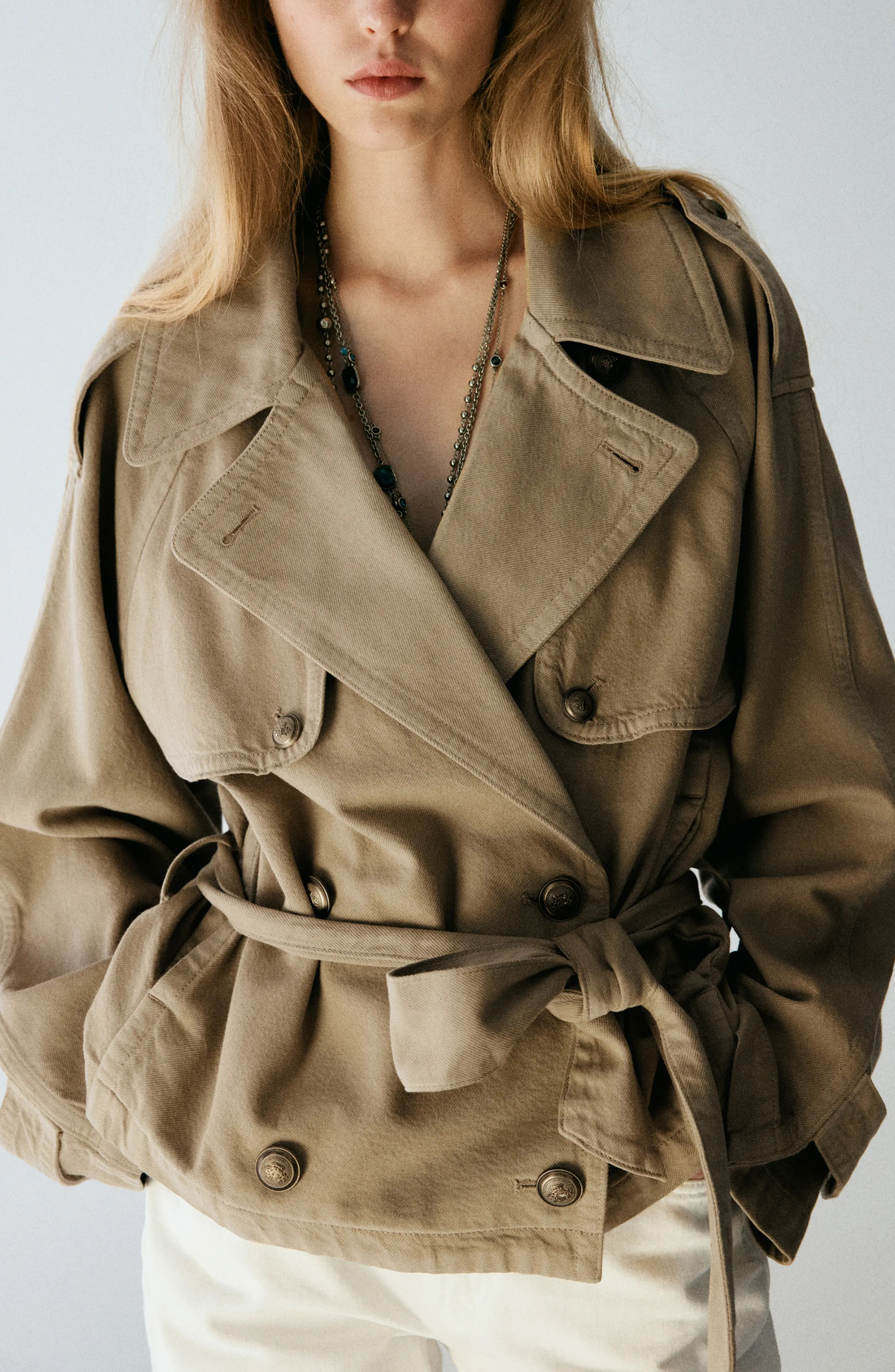 MANGO Fitted Belted Trench Jacket (Women) | Nordstrom | Nordstrom