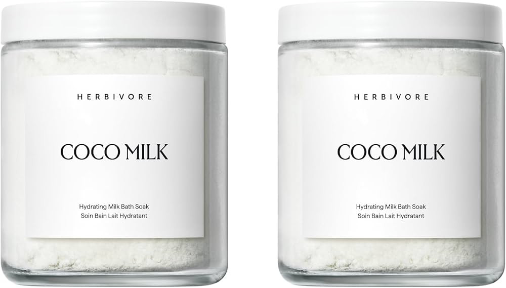 HERBIVORE Coconut Milk Bath Soak | Deeply Hydrating + Skin Softening, Soothing Light Coconut Scen... | Amazon (US)