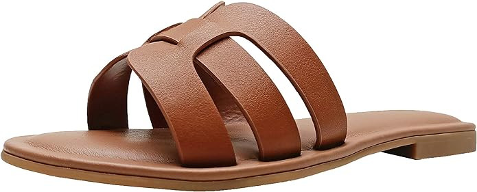 The Drop Women's Monika Flat H-Band Slide Sandal | Amazon (US)