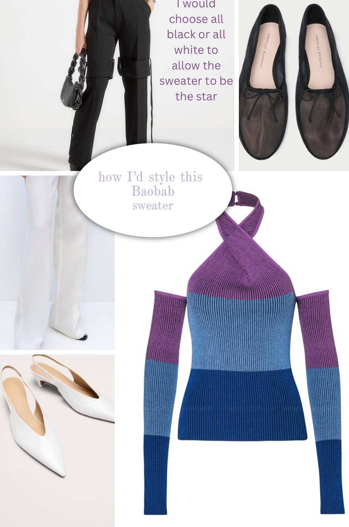 How I’d style this cool statement sweater. Either all white or all black. Sweater is not available on LTK, here are some similar feeling options

#LTKStyleTip #LTKShoeCrush