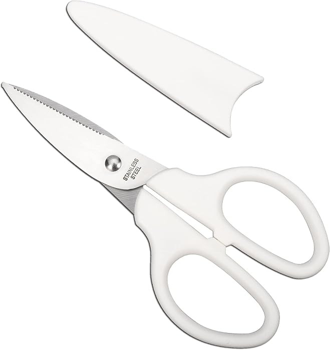 YOUGUOM 6in White Scissors, Multipurpose for Office School Crafts Sewing | Amazon (US)