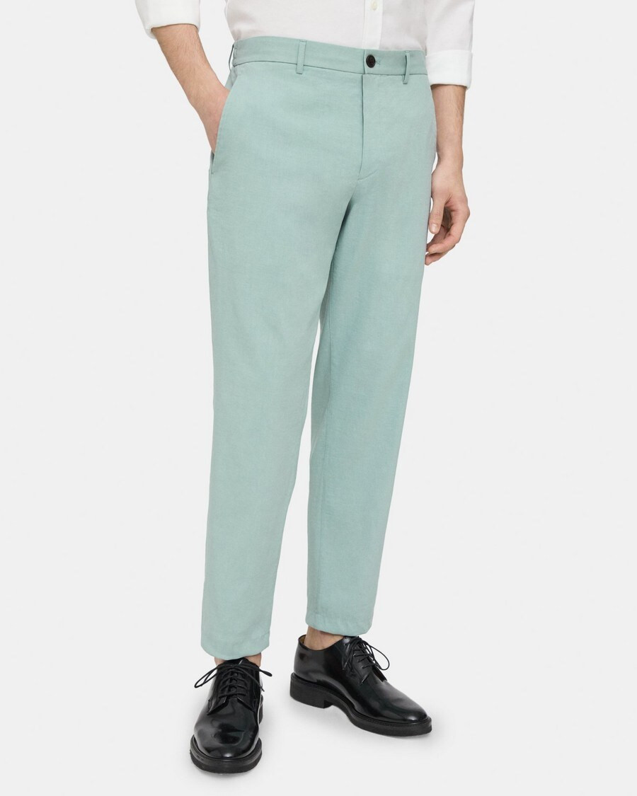 Curtis Drawstring Pant in Good Linen | Theory