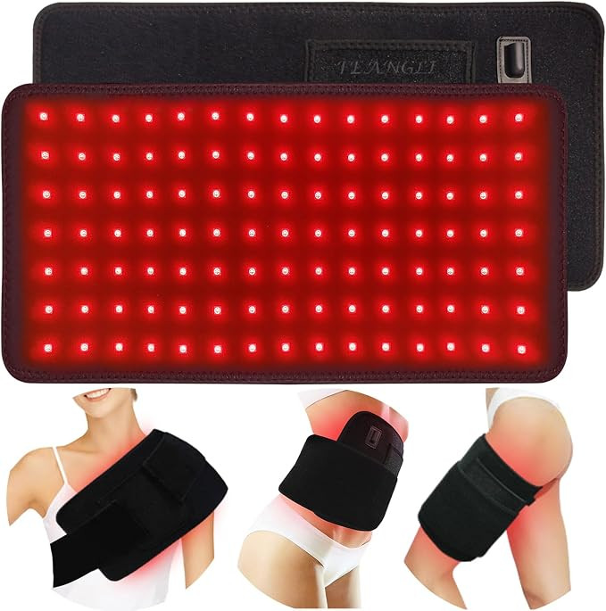 Red Light Therapy Infrared Light Therapy Pad Wearable Wrap Pad for Body Relief Back Waist Shoulde... | Amazon (US)