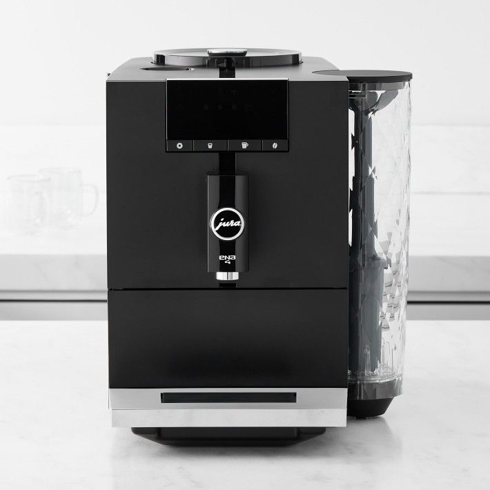 JURA ENA 4 Fully Automatic Espresso Machine in Nordic White | Williams-Sonoma