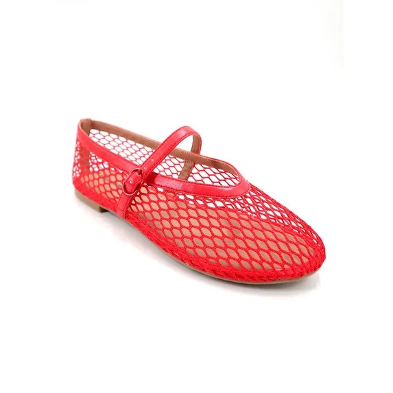 No Boundaries Women’s Mesh Mary Jane Flats | Walmart (US)