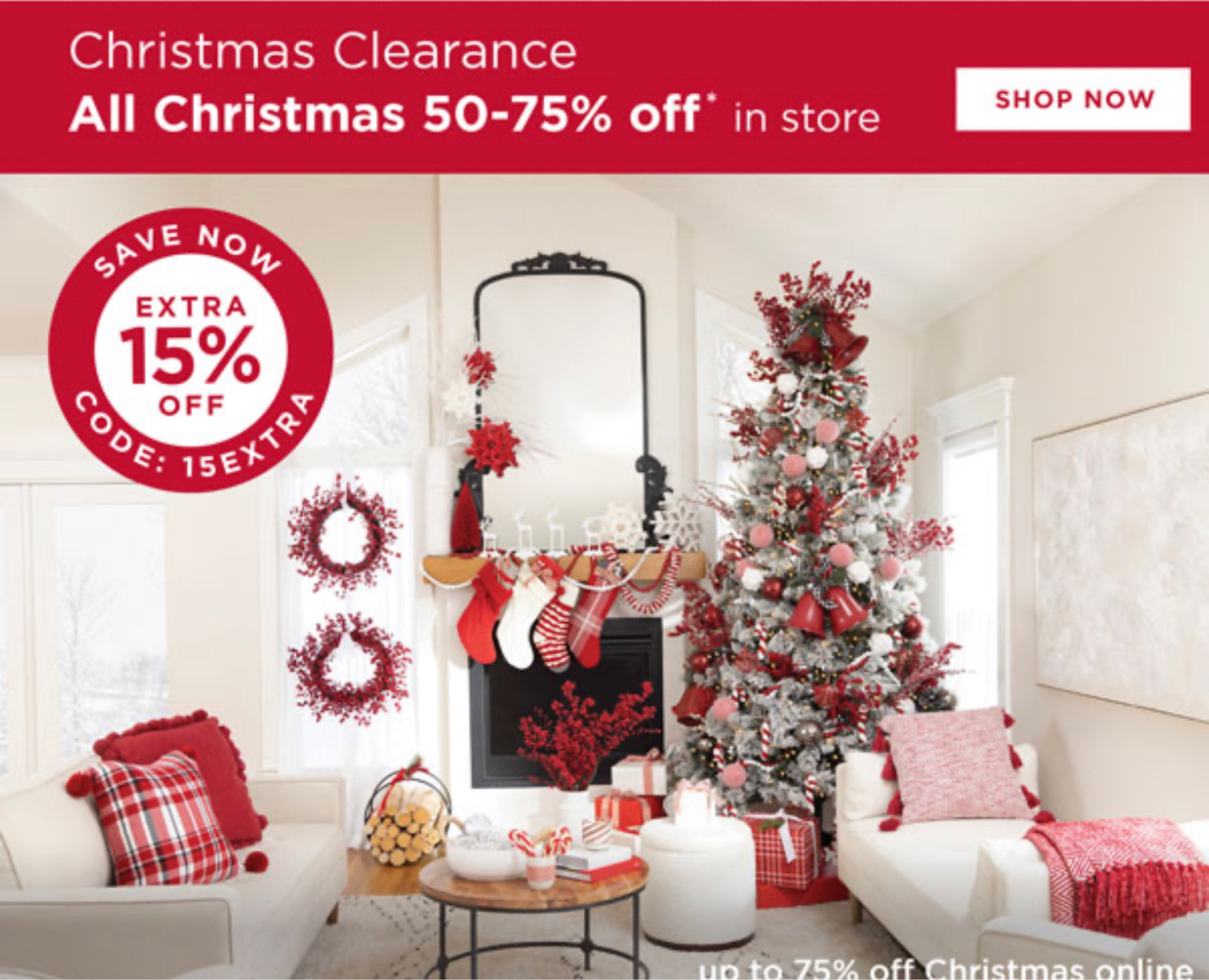 Clearance Shop All Christmas