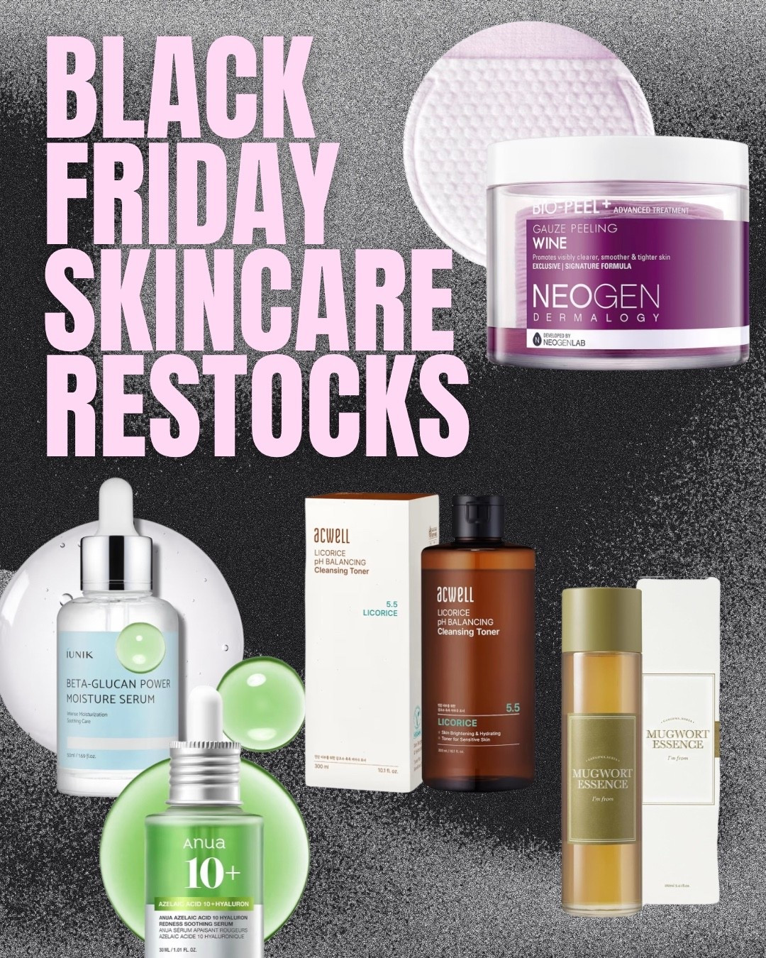 Skincare restocks from Amazon for Black Friday!