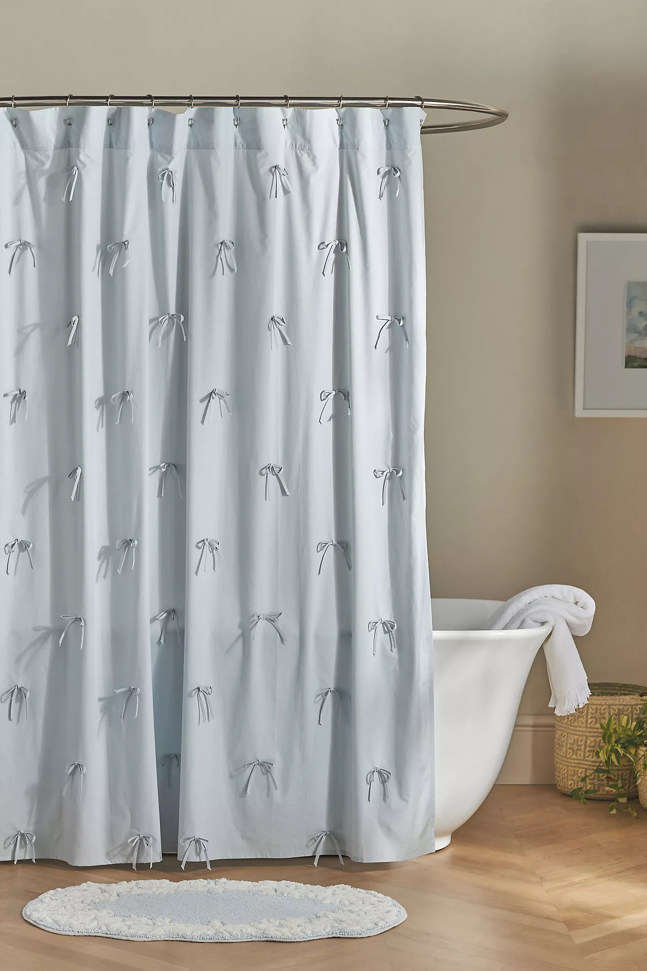 Bow Shower Curtain | Anthropologie (US)