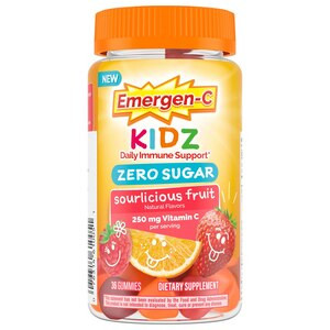 Emergen-C Zero Sugar KIDZ Fruit Party Gummies, 36 CT | CVS Health