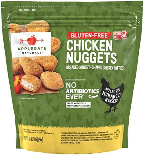 Applegate, Natural Gluten-Free Chicken Nuggets Family Size, 16oz (Frozen) | Amazon (US)