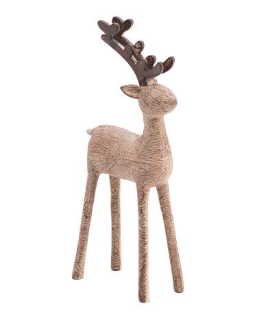 12in Resin Woodgrain Deer | Home | T.J.Maxx | TJ Maxx