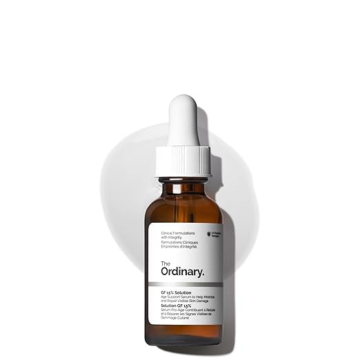 The Ordinary GF 15% Solution, Anti-Aging Formula for Visible Skin & Wrinkle Repair, 1 Fl Oz | Amazon (US)