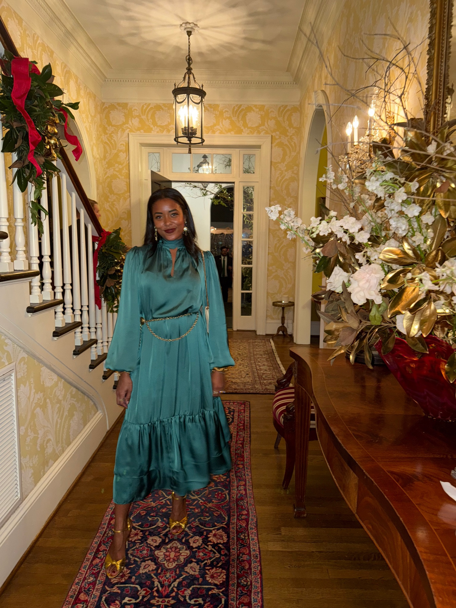 Alden Adara, teal dresses, mock-neck dresses, holiday outfit inspo, long dresses

#LTKHoliday #LTKParties #LTKStyleTip