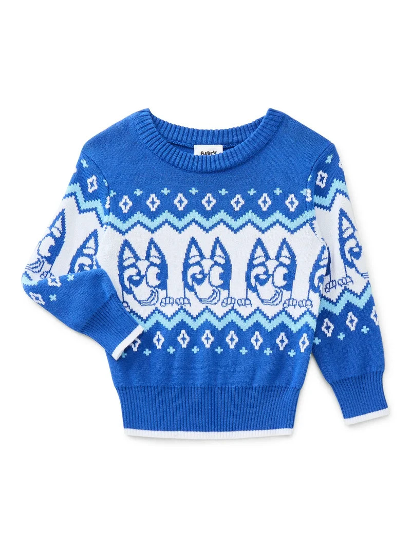 Bluey Toddler Boys Graphic Sweater, Sizes 12M-5T | Walmart (US)