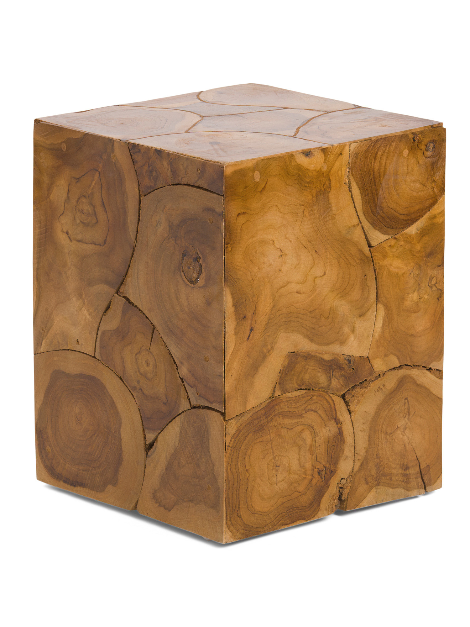 18in Teak Wood Side Table | Marshalls