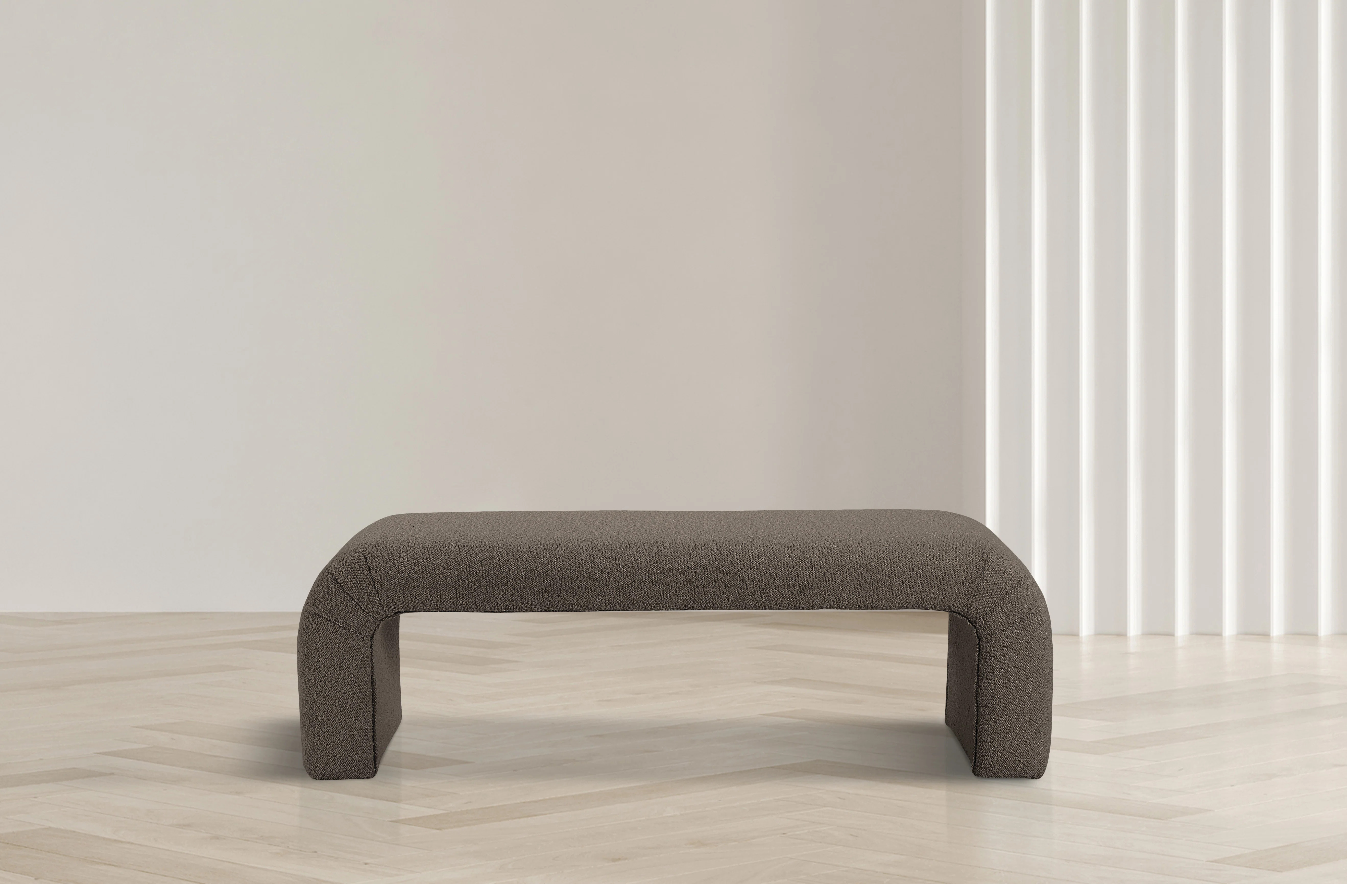 Itzy Boucle Fabric Upholstered Bench | Wayfair North America