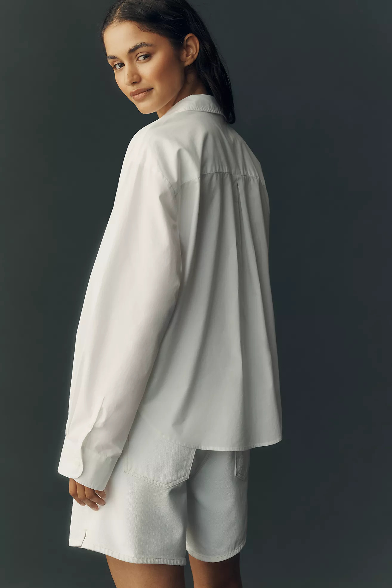 The Shrunken Bennet Buttondown Shirt by Maeve | Anthropologie (US)