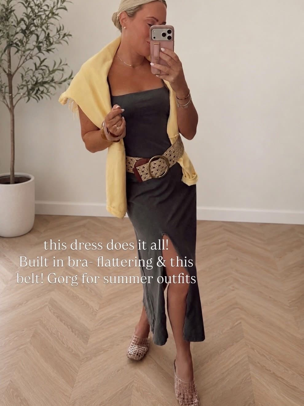This dress is one of those easy pieces that works for so many occasions 🤎✨ Super comfortable, lays so nicely on, and can easily be dressed up or worn casually with flats and a sweater over your shoulders.

Perfect for errands, lunch, vacation dinners, or summer events when you want to feel effortless but still polished. And it comes in four beautiful colors 

spring dress • summer outfit • neutral outfit • vacation outfit • effortless style • elevated casual • chic everyday outfit • midi dress • resort wear • comfortable dress outfit

#LTKootd #LTKgrwm