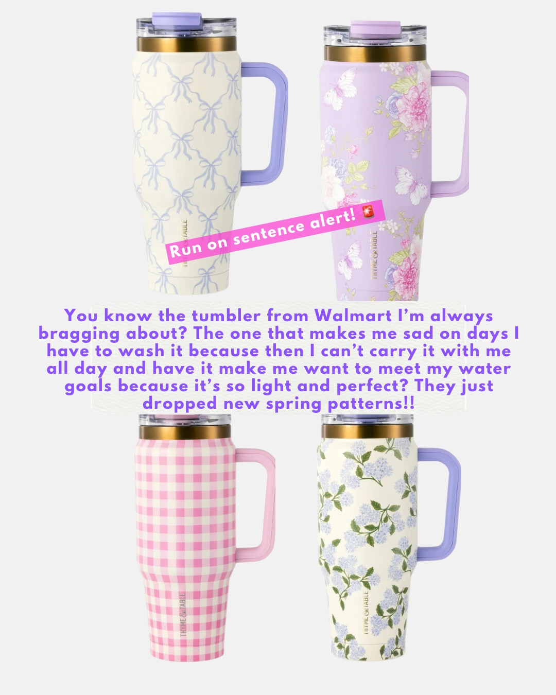 These are the best tumblers! Way better (and lighter) than the name brand ones! 

#LTKFindsUnder50 #LTKSeasonal #LTKHome