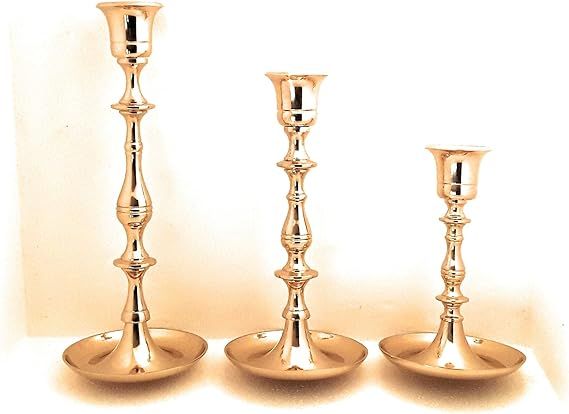 Traditional Candle Holder Set of 3 | Amazon (US)