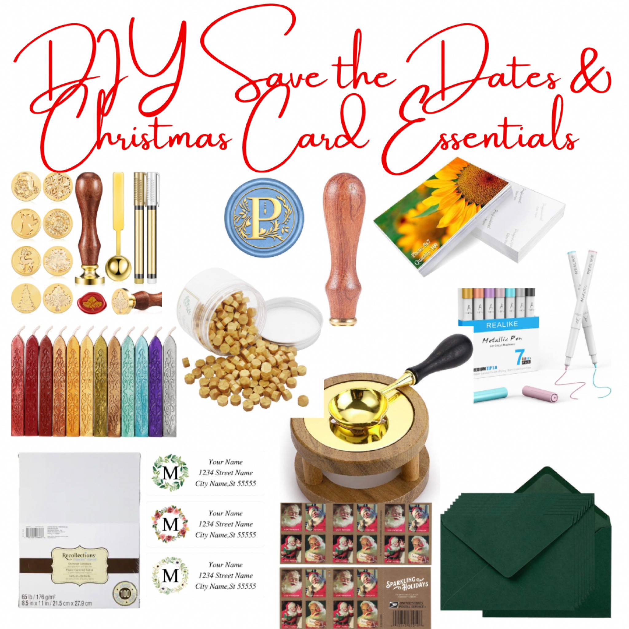 This year I’m combining my Save the Dates & Christmas Cards together since my wedding is in November next year! I’m not trying to mail out cards twice in one month! Stamps are expensive!!
To save money I decided to DIY both my Christmas cards and my Save the dates! I used Canva and my Cricut to create both! Once they are all sent out I will share my Christmas card & Save the Date, but for now I’ve linked all the items I used to create them! 🍾🎄❤️

#LTKwedding #LTKHoliday #LTKSeasonal