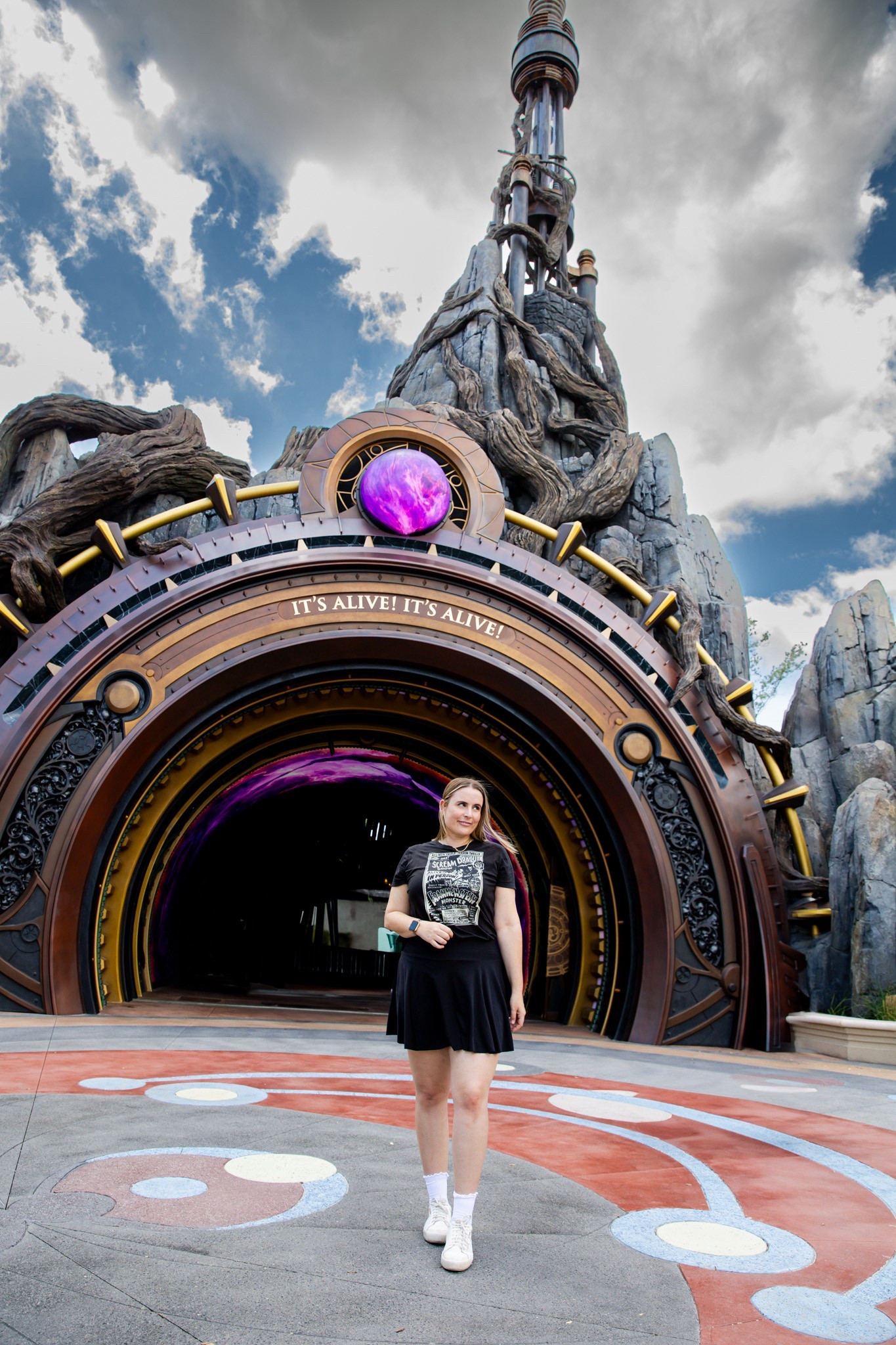 If you’re a classic horror monsters fan, this T-shirt is super comfy and perfect for your next Dark Universe or Halloween Horror Nights visit or to wear just because! I’m wearing a size L in the T-shirt, XL in the skirt, and 8.5 in the sneakers. 

#LTKFindsUnder100 #LTKMidsize #LTKFindsUnder50