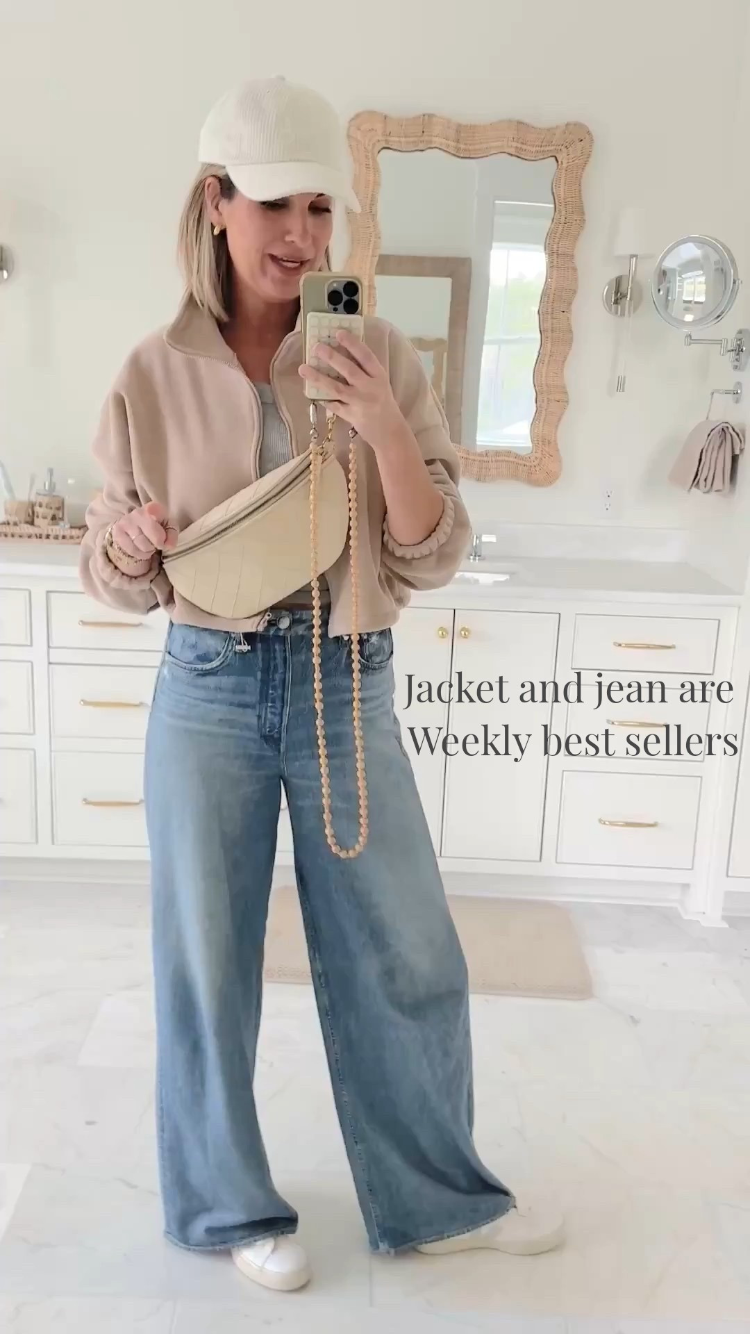 Weekend outfit!  SWEATPANT jeans. I am 5’11”.  Wearing 27 in the pants. Small in the tops. Sneakers true to size.  

#LTKmomlife #LTKootd #LTKgrwm