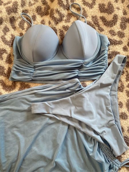 Bikini set with coverup, beach style, amazon bikini, 3 piece bikini set 

#LTKFind #LTKswim #LTKunder50