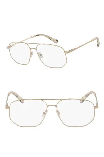 Chloe | 57mm Navigator Aviator Full Rim Optical Frames | Nordstrom Rack | Nordstrom Rack