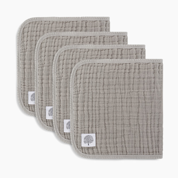 Muslin Cotton Burp Cloths (4 Pack) | Babylist