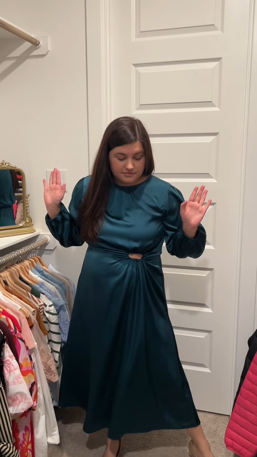 Okay, Christmas dress officially sorted out thanks to the shorts that don’t make me look like I layered five things underneath 🙌🏼
And yes… I was in my hoodie and cargos five minutes after filming, no shame.
Also, PSA: Thigh Society’s Black Friday sale is happening — 25% off sitewide + 40% off Last Chance with code BLACKFRIDAY.
Linked it all on LTK!

#LTKHoliday #LTKgrwm #LTKMidsize