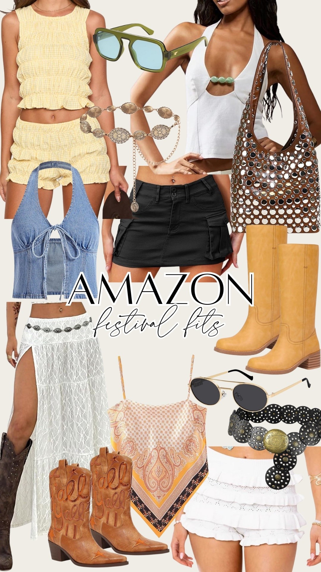 Festival outfits from Amazon! Perfect for Lollapalooza, Austin City Limits ACL, south by Southwest SXSW, Bonnaroo, CMA fest. Country music festivals. Summer country concert outfits. 

 #LTKSaleAlert #LTKFindsUnder50 #LTKStyleTip