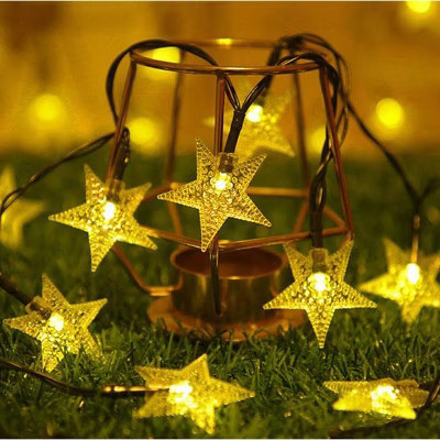 Perfect Holiday 100 LED Solar String Light - Star - Warm White | Target
