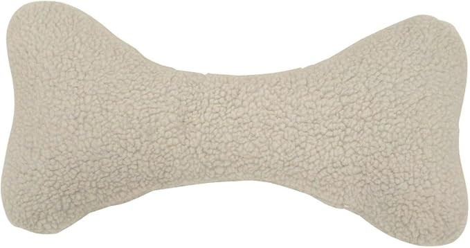 Carolina Pet Sherpa Bone Shaped Pillow/Toy for Pets, Medium, Natural | Amazon (US)