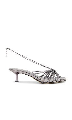 Golden Goose Nico Kitten Heel in Rutenio Metal from Revolve.com | Revolve Clothing (Global)