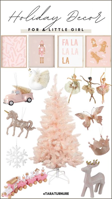 holiday decor for little girl - pink holiday decor - girl Christmas ornaments - girl wall decor - pink Christmas tree - ballerina Christmas - snowflake ornament 

#LTKfamily #LTKkids #LTKHoliday