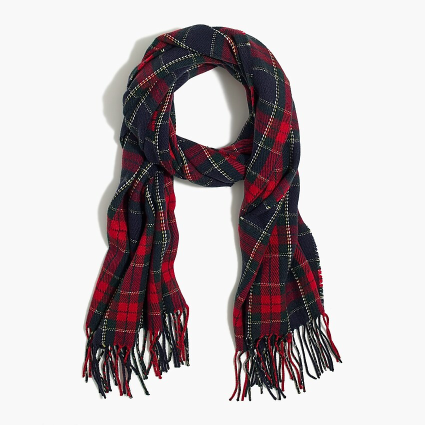 Holiday plaid scarf | J.Crew Factory