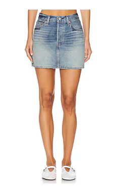 LEVI'S Icon Skirt in Right Here Right Now from Revolve.com | Revolve Clothing (Global)