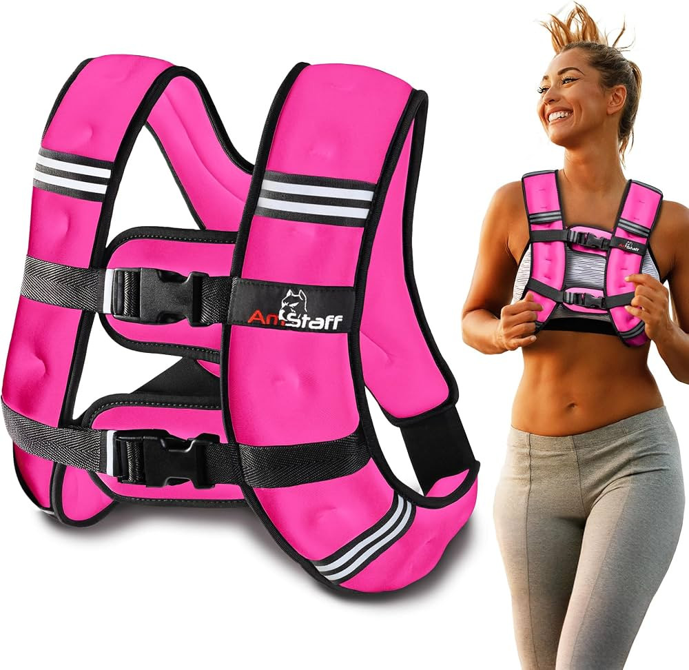 Weighted Vest - Weight Vest for Running, Strength Training & Muscle Building, Features Reflective... | Amazon (US)
