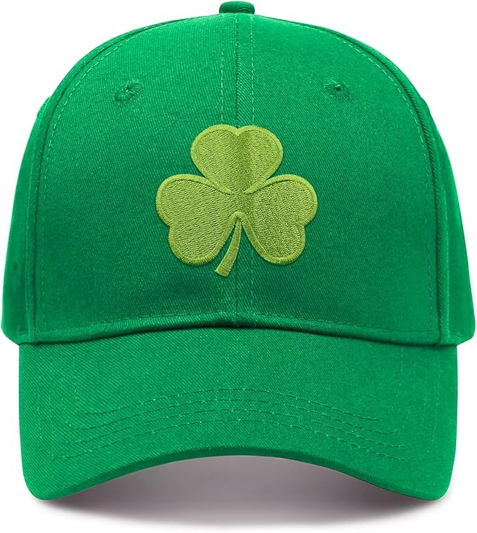 St Patricks Day Hat for Men Women Embroidery Gifts for Celebrating Saint Pattys Clover Baseball C... | Amazon (US)