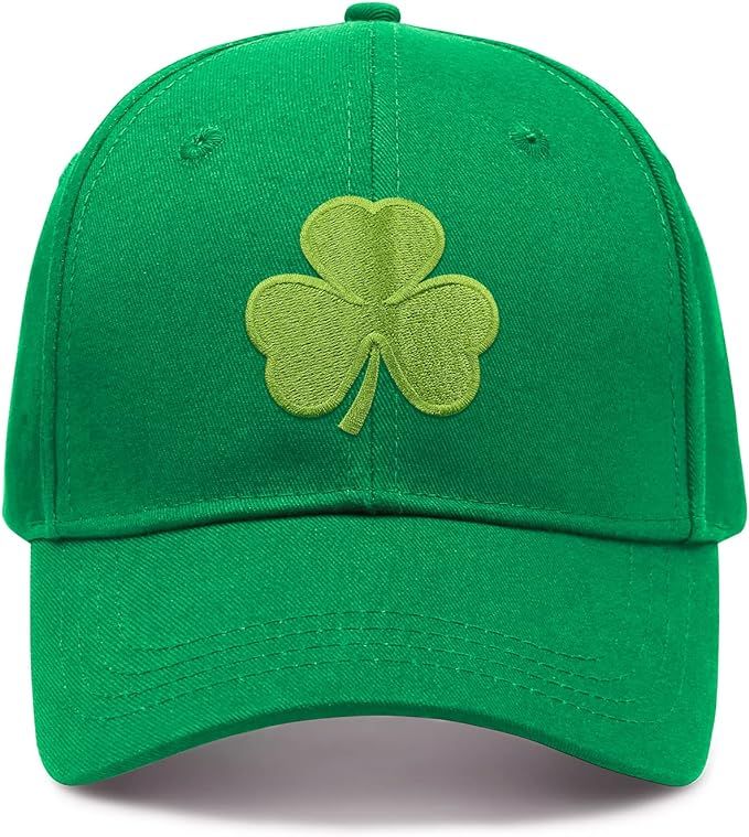 St Patricks Day Hat for Men Women Embroidery Gifts for Celebrating Saint Pattys Clover Baseball C... | Amazon (US)